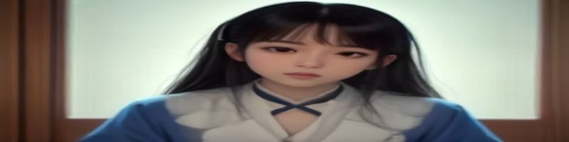 她唇之下作品主视觉意象，紫罗兰与品红色调的女性情感叙事画面，两位女性角色面对面，光线柔和而充满张力，构图对称