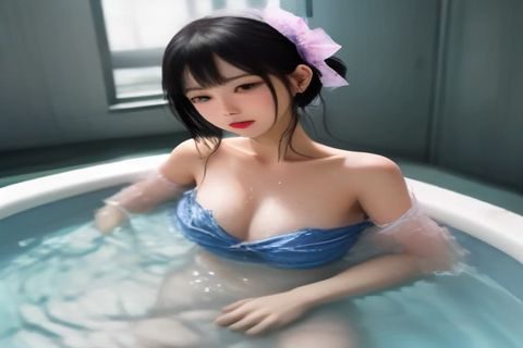 她唇之下第一女主角形象意象，气质冷静疏离的都市女性，深色短发，眼神锐利而内敛，背景为城市夜景，品红色点光源